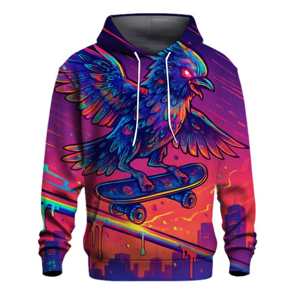 Neon Dream Skatebird designer hoodies