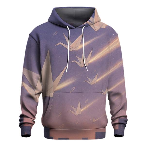 Comet Paper Crane Fleet hoodie styles
