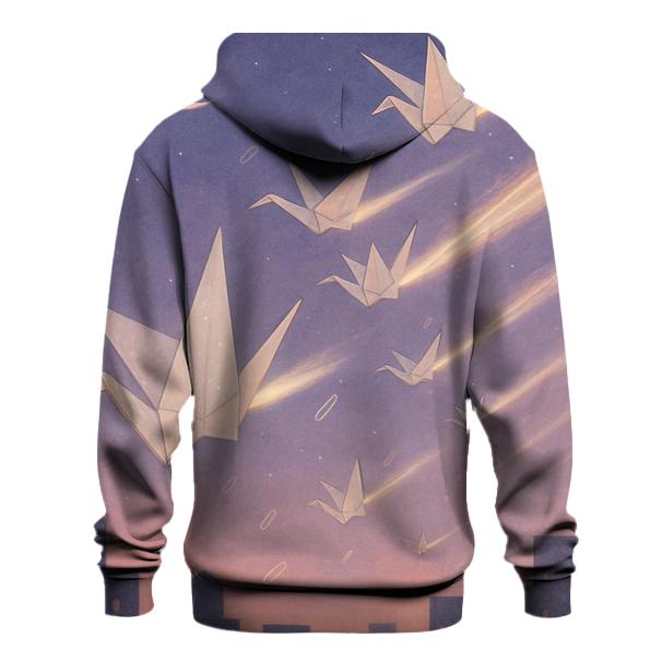 Comet Paper Crane Fleet hoodie styles
