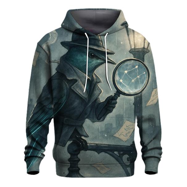 Glasswing Detective embroidered hoodies