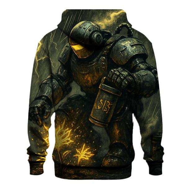Thunderpatch Robot Gardener graphic hoodies
