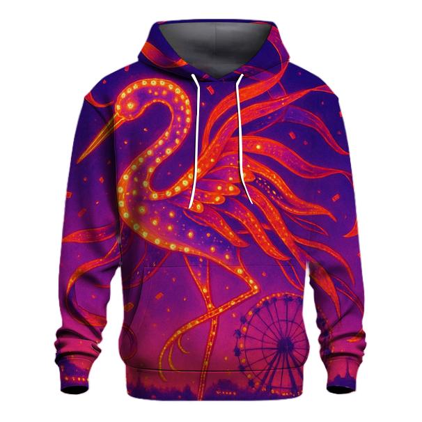 Violet Carnival Crane designer hoodies