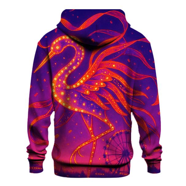 Violet Carnival Crane designer hoodies