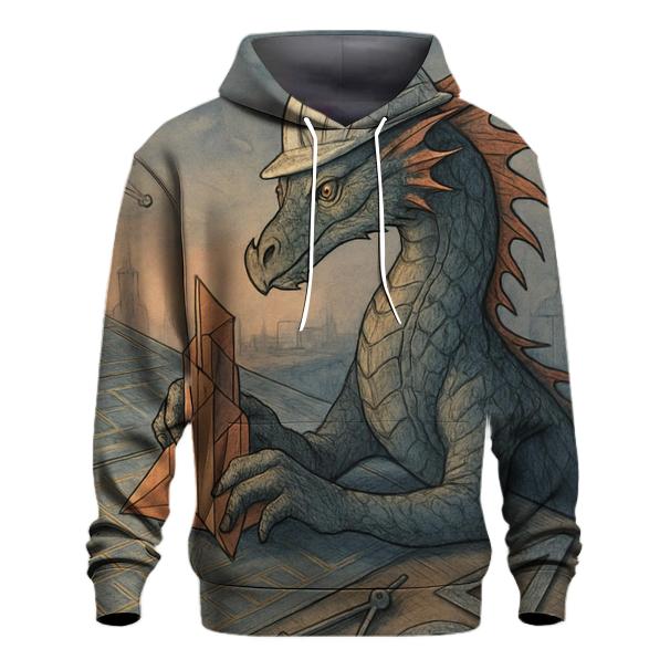 Folding Skyline Architect custom hoodies