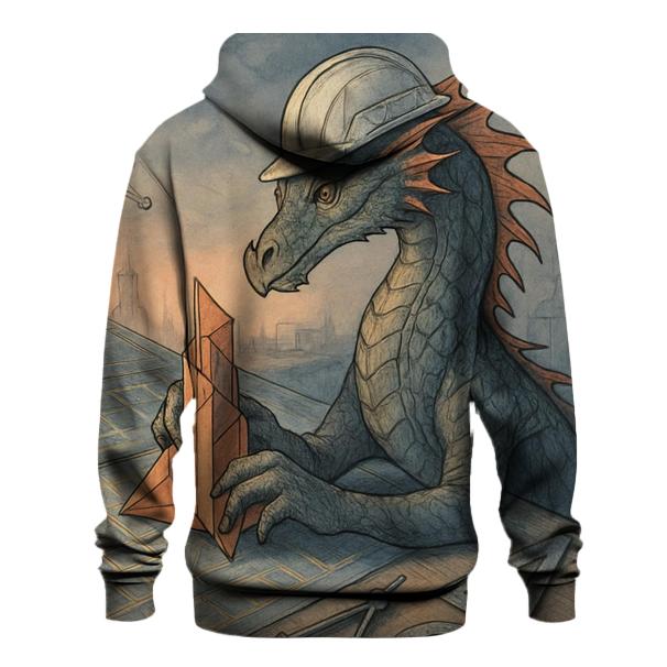 Folding Skyline Architect custom hoodies