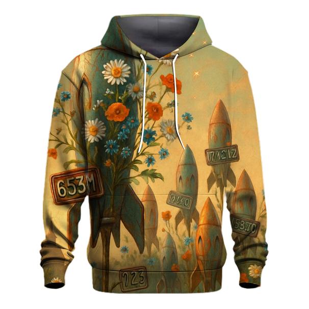 Fossil Rocket Garden embroidered hoodies
