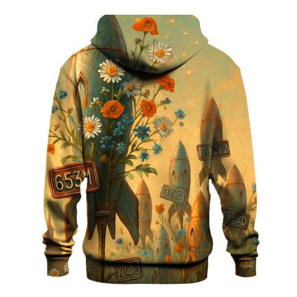 Fossil Rocket Garden embroidered hoodies