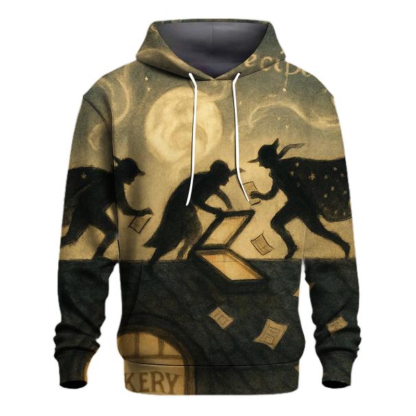Silhouette Tea Bandits designer hoodies
