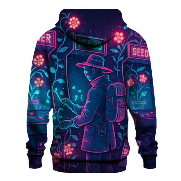 Lucid Arcade Botanist graphic hoodies