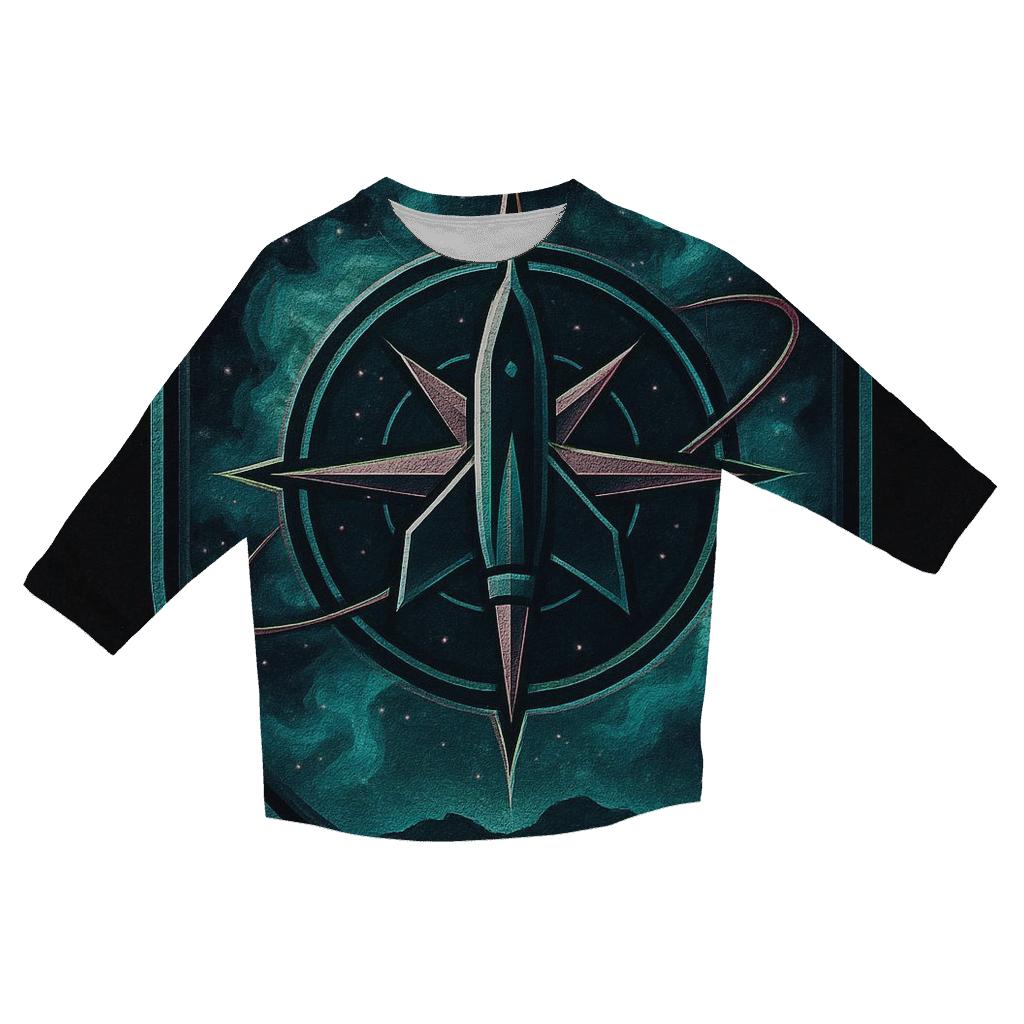 Nebula Voyager Crest custom 3/4 sleeve shirts