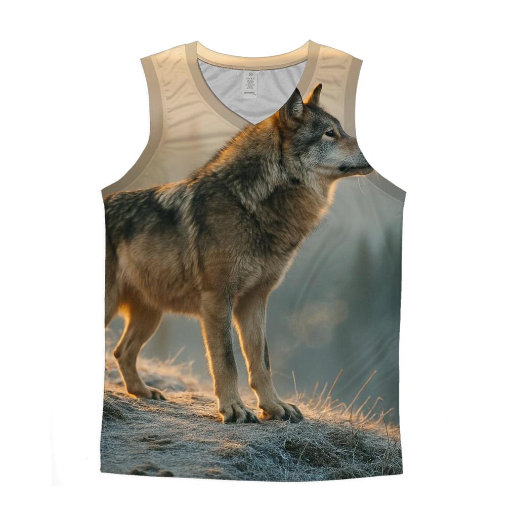Dawn Sentinel Wolf sports performance tank tops