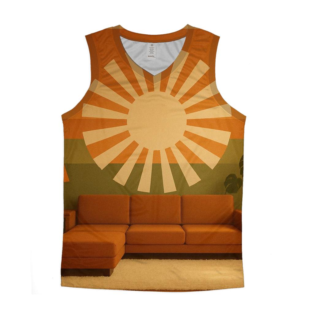 Sunburst Living Room sports performance tank tops