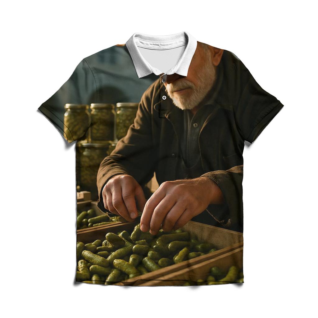 Market Cornichon Conservator personalized polo shirts