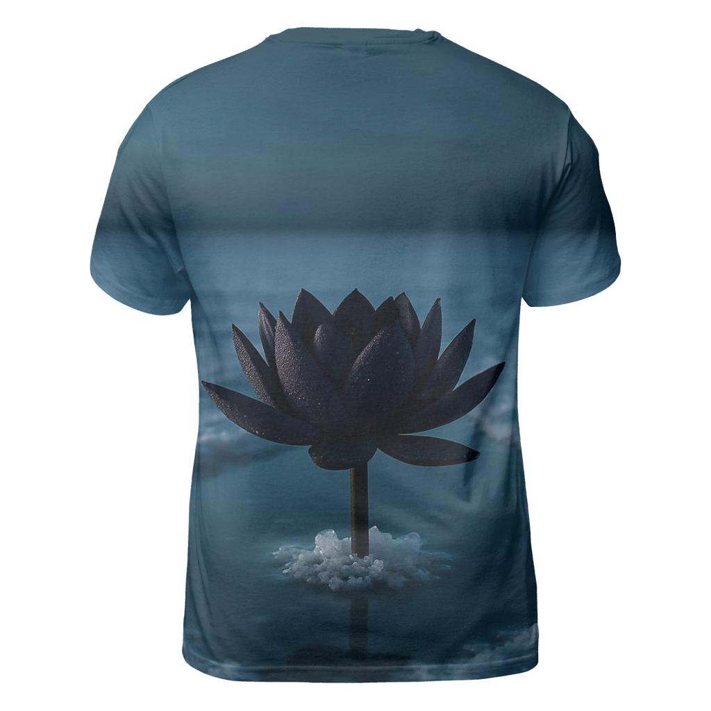 Midnight Lotus Of The Salt Flats vibrant all-over design tees