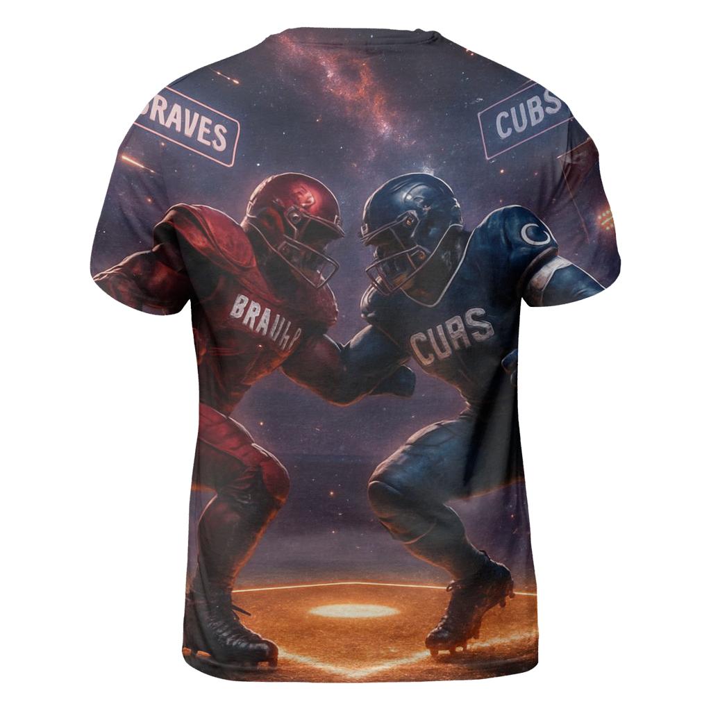 Clash At The Diamond Line artistic all-over print tops