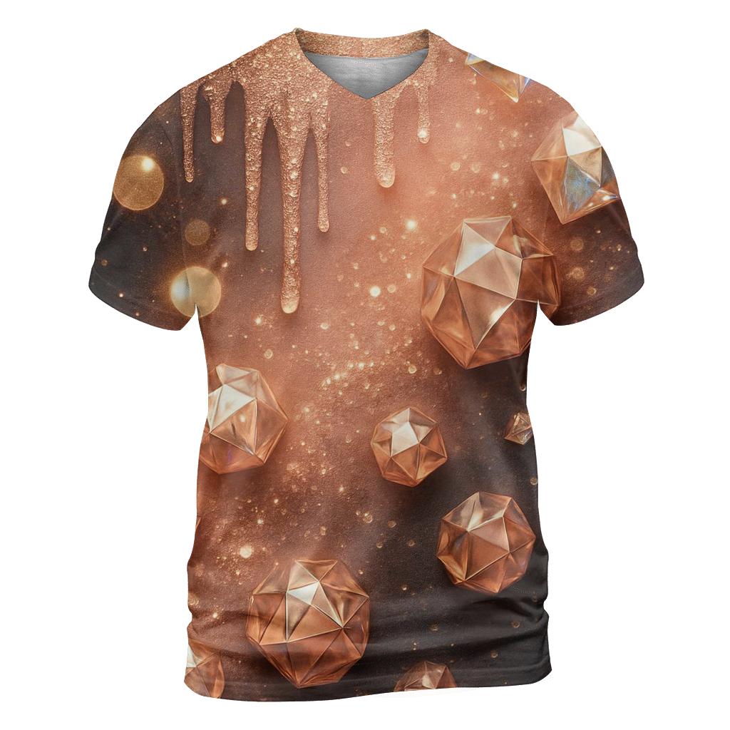 Nebula Velvet Cascade custom all-over print shirts