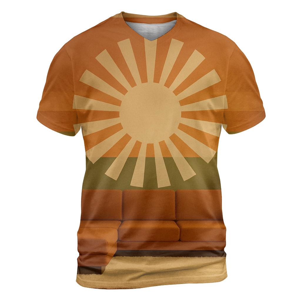 Sunburst Living Room designer pattern shirts