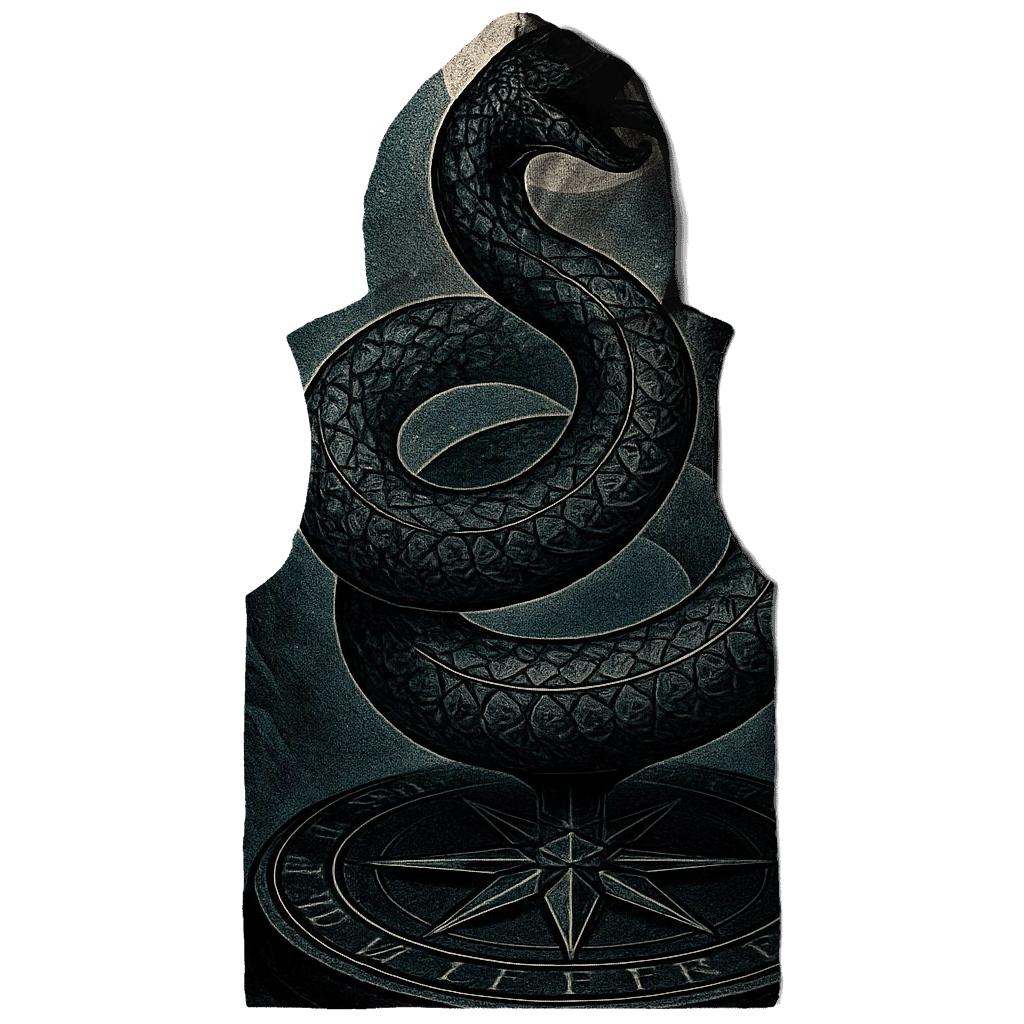 Eternal Spiral Serpent pullover hoodies