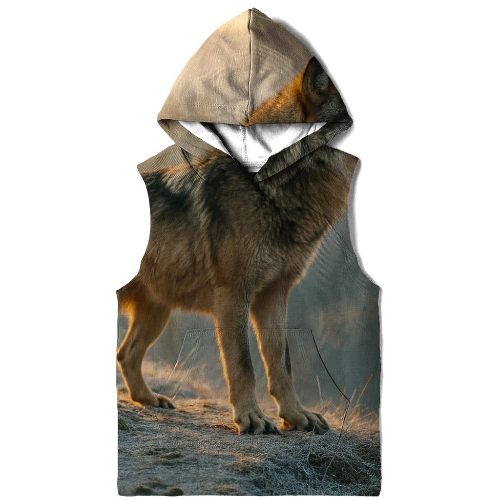 Dawn Sentinel Wolf lightweight hoodies