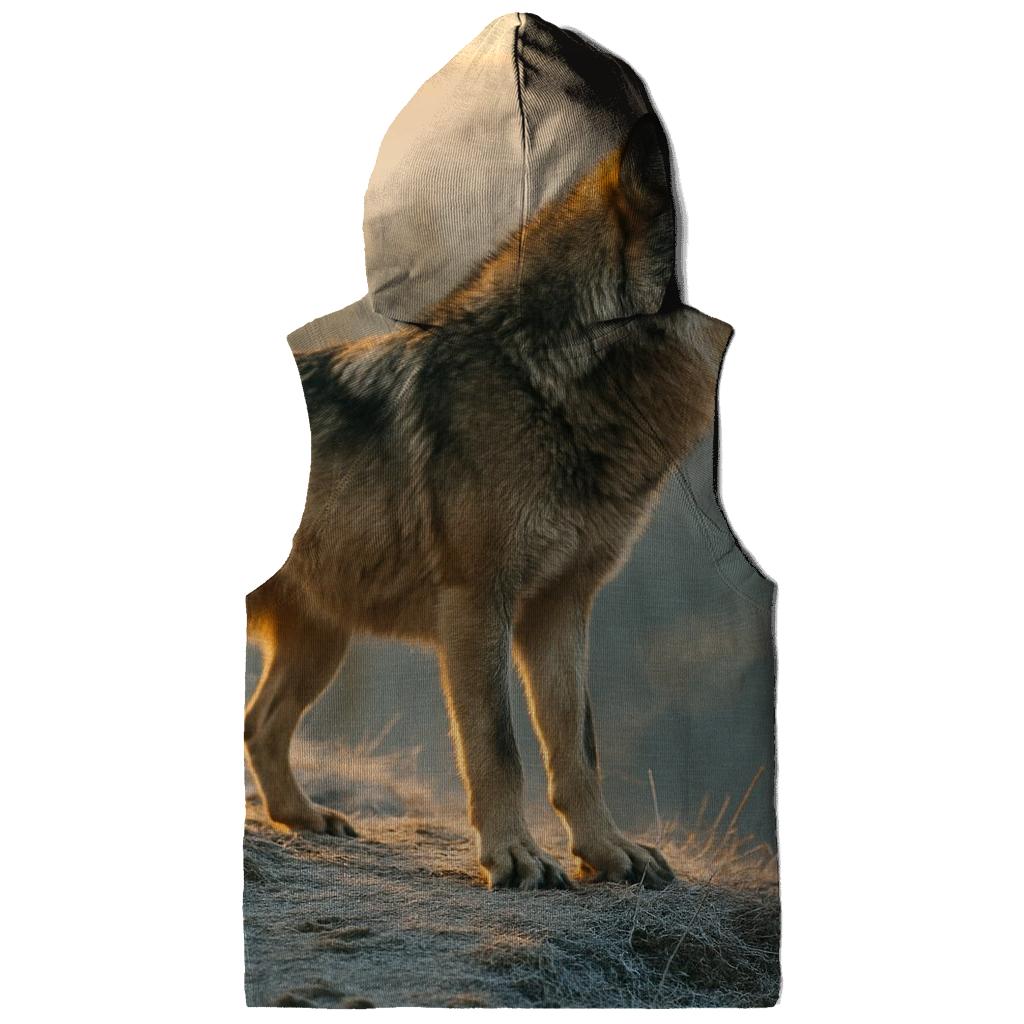 Dawn Sentinel Wolf lightweight hoodies