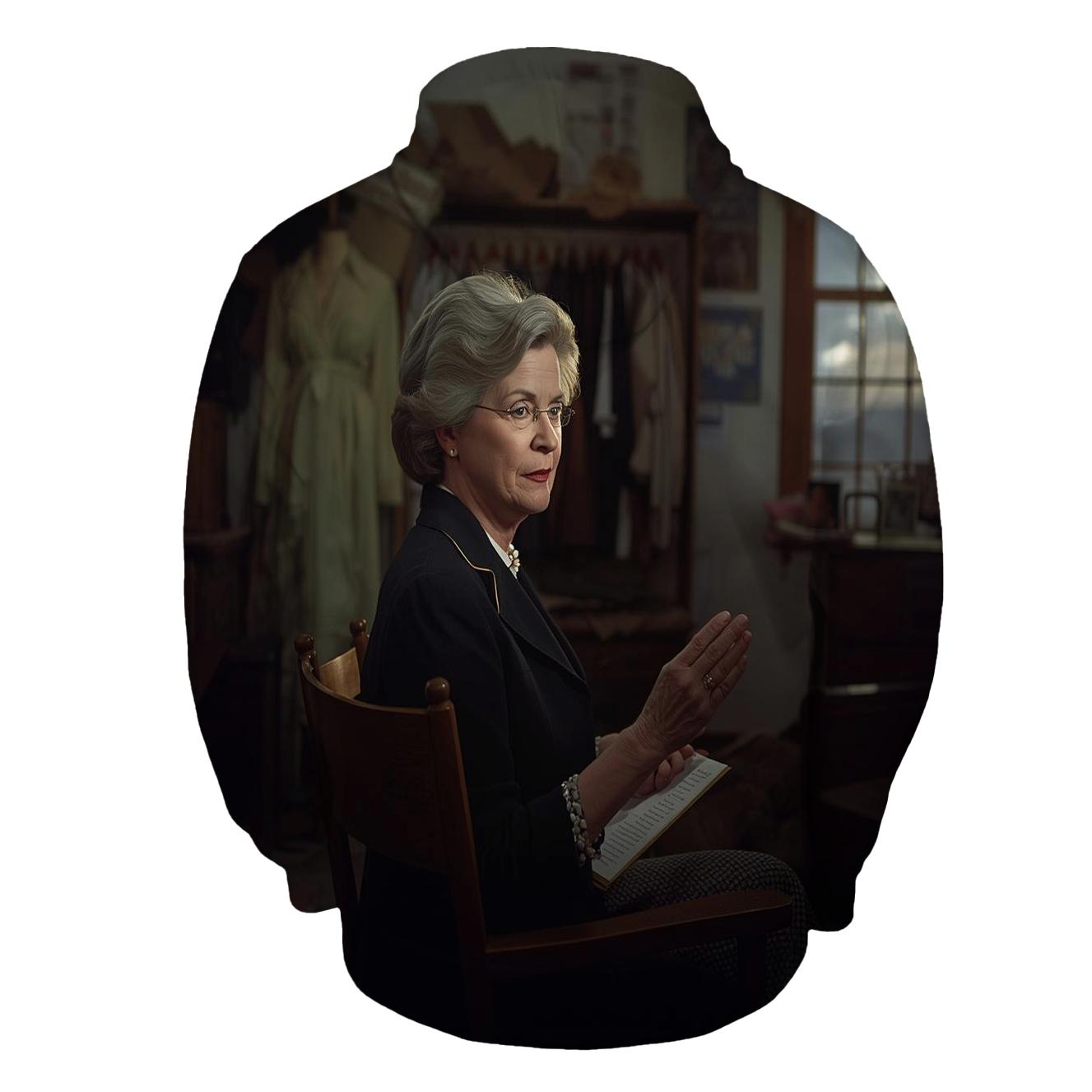 Polly Holliday On Set Rehearsal zip-up hoodies