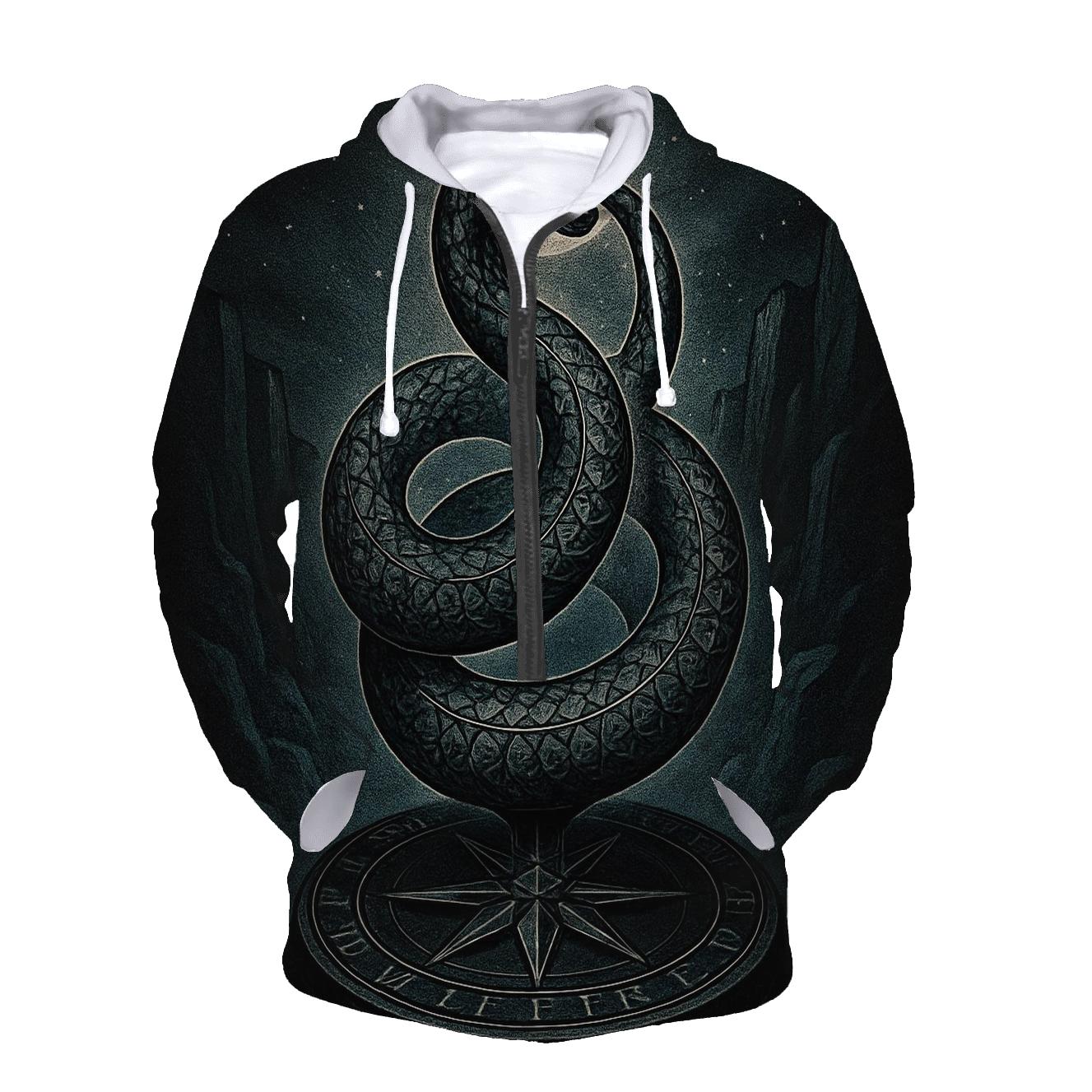 Eternal Spiral Serpent hoodie styles
