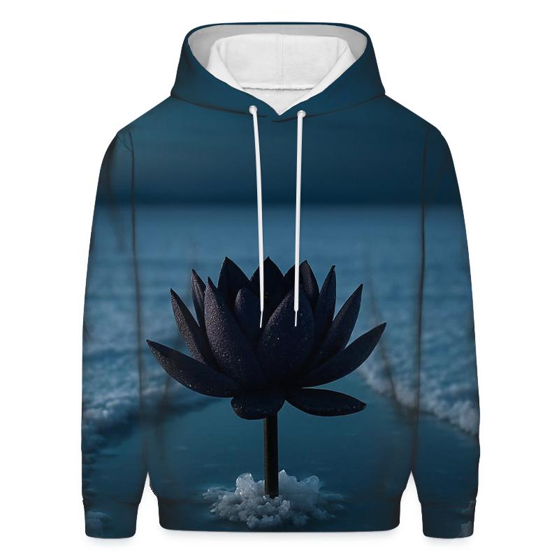 Midnight Lotus Of The Salt Flats graphic hoodies