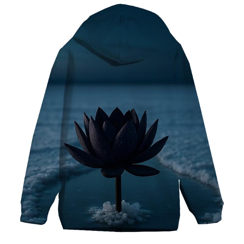 Midnight Lotus Of The Salt Flats graphic hoodies