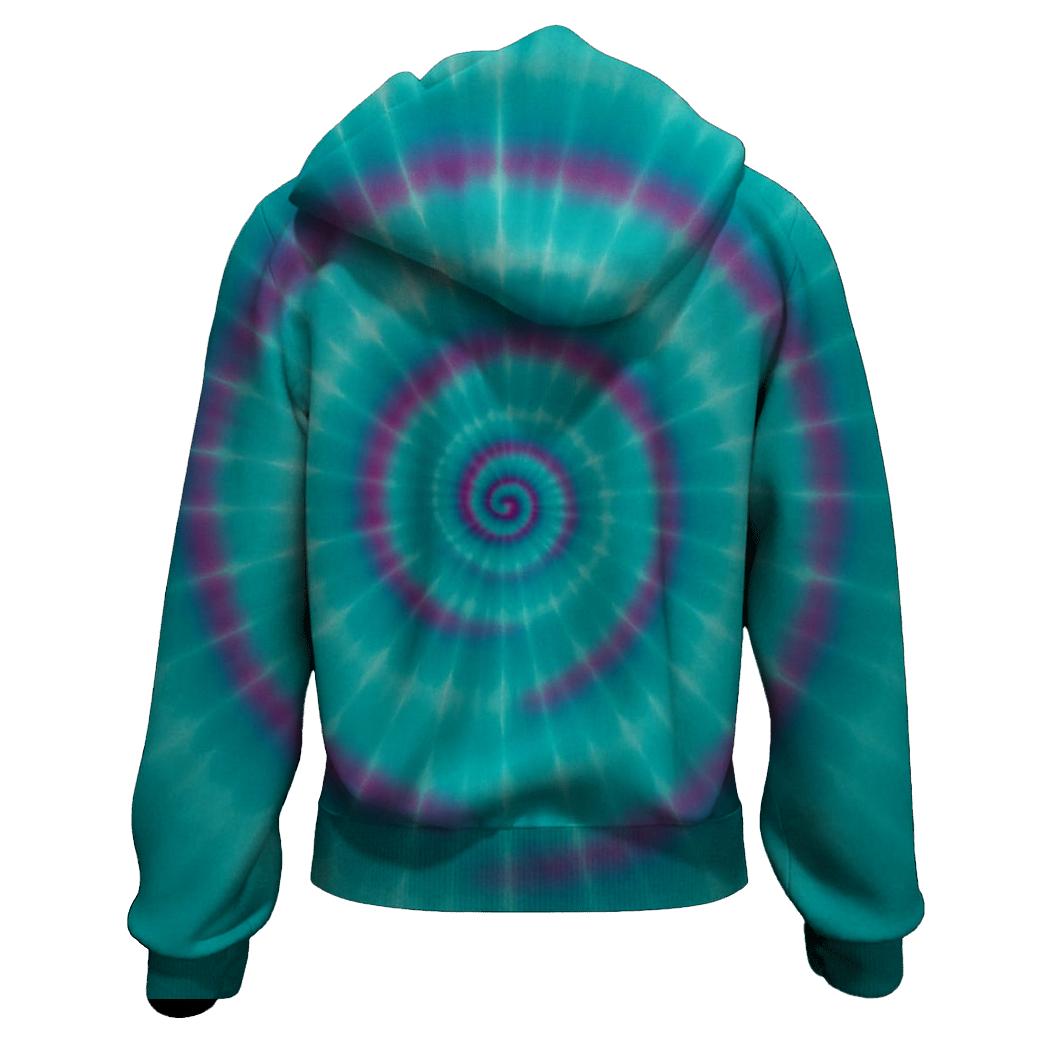 Nebula Spiral Bullseye lightweight hoodies