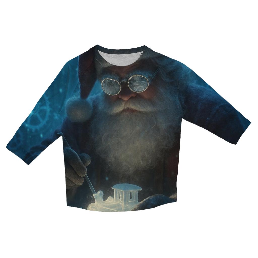 Aurora Workshop Santa casual three quarter sleeve shirts