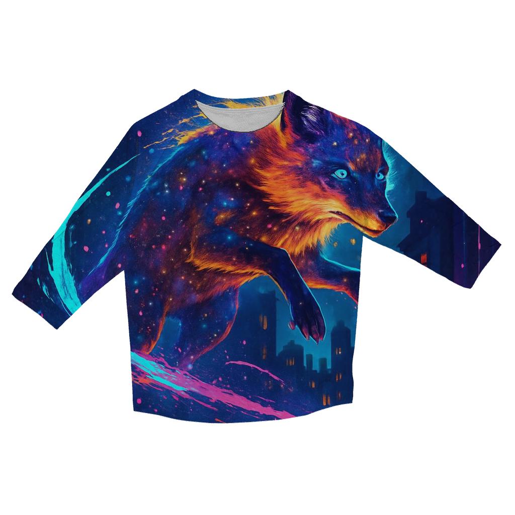 Random Nebula Fox designer 3/4 sleeve blouses