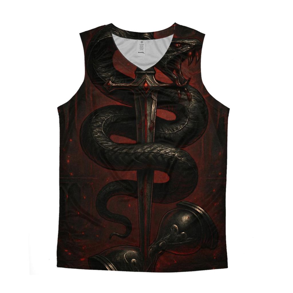 Serpent And The Blood Dagger custom tank tops