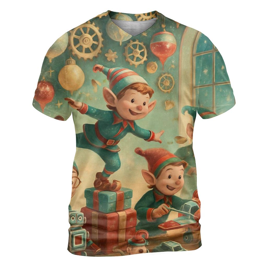 Elves Tinker Midnight Workshop trendy printed shirt styles