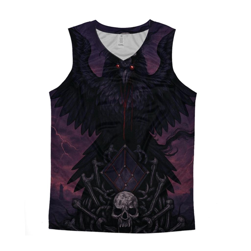 Raven Throne Of The Night Herald sports performance tank tops