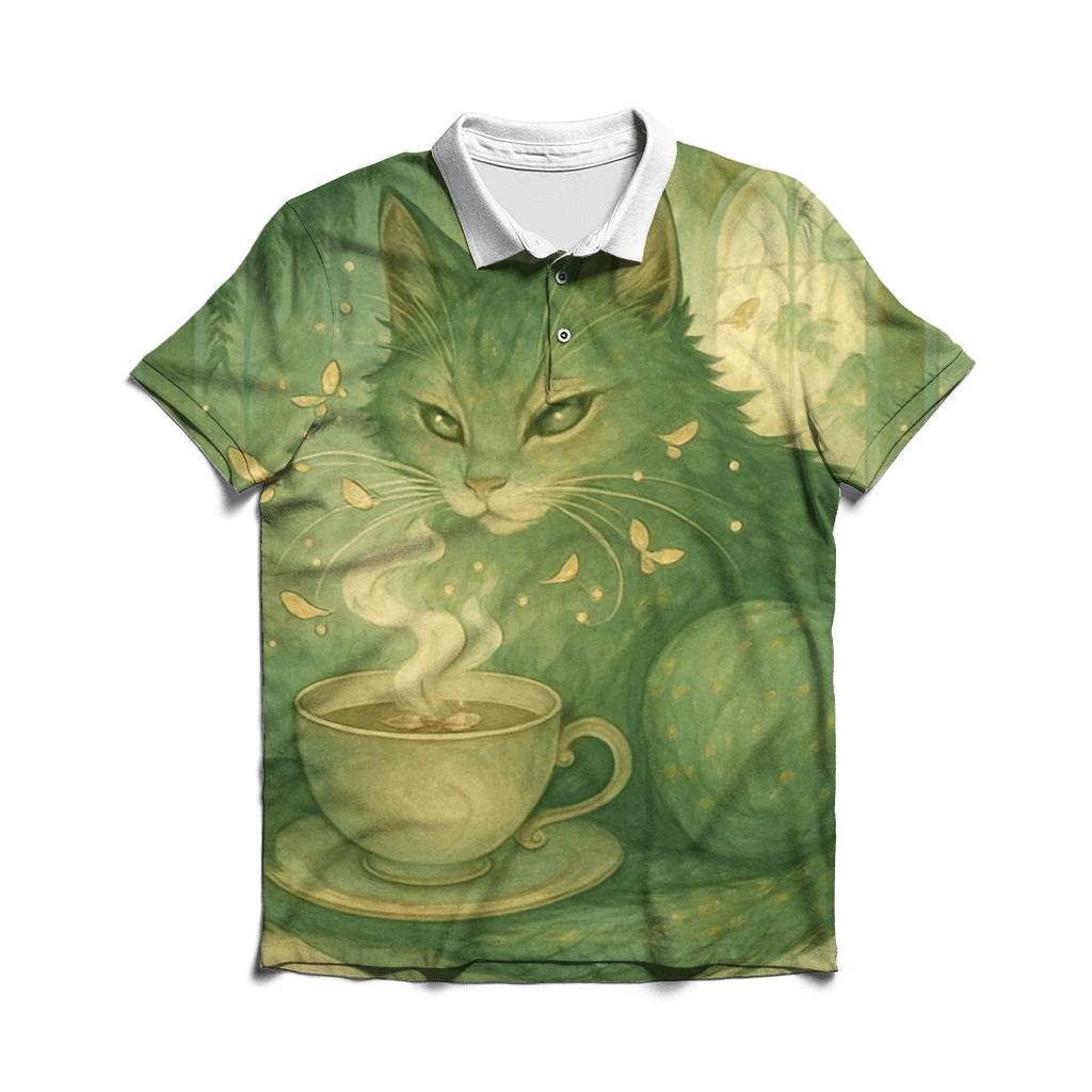 Botanical Tea Guardian premium cotton polo shirts