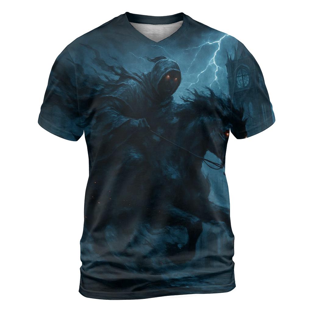Grim Rider Of Midnight Ash statement graphic shirts