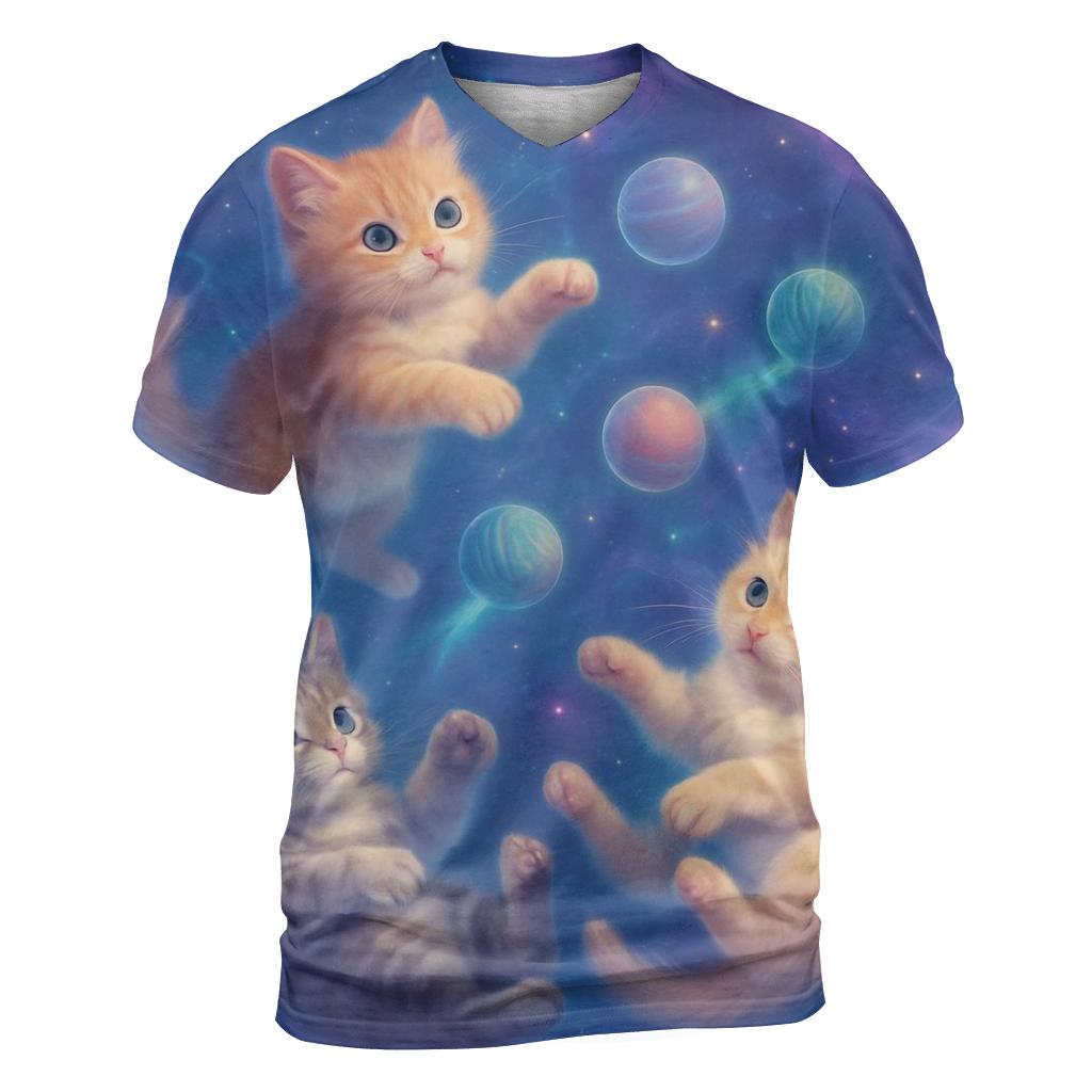Cosmic Dream Kittens statement graphic shirts