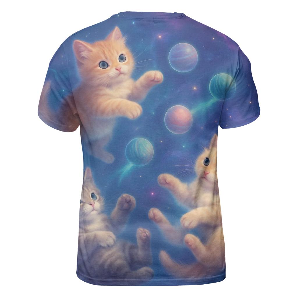 Cosmic Dream Kittens statement graphic shirts