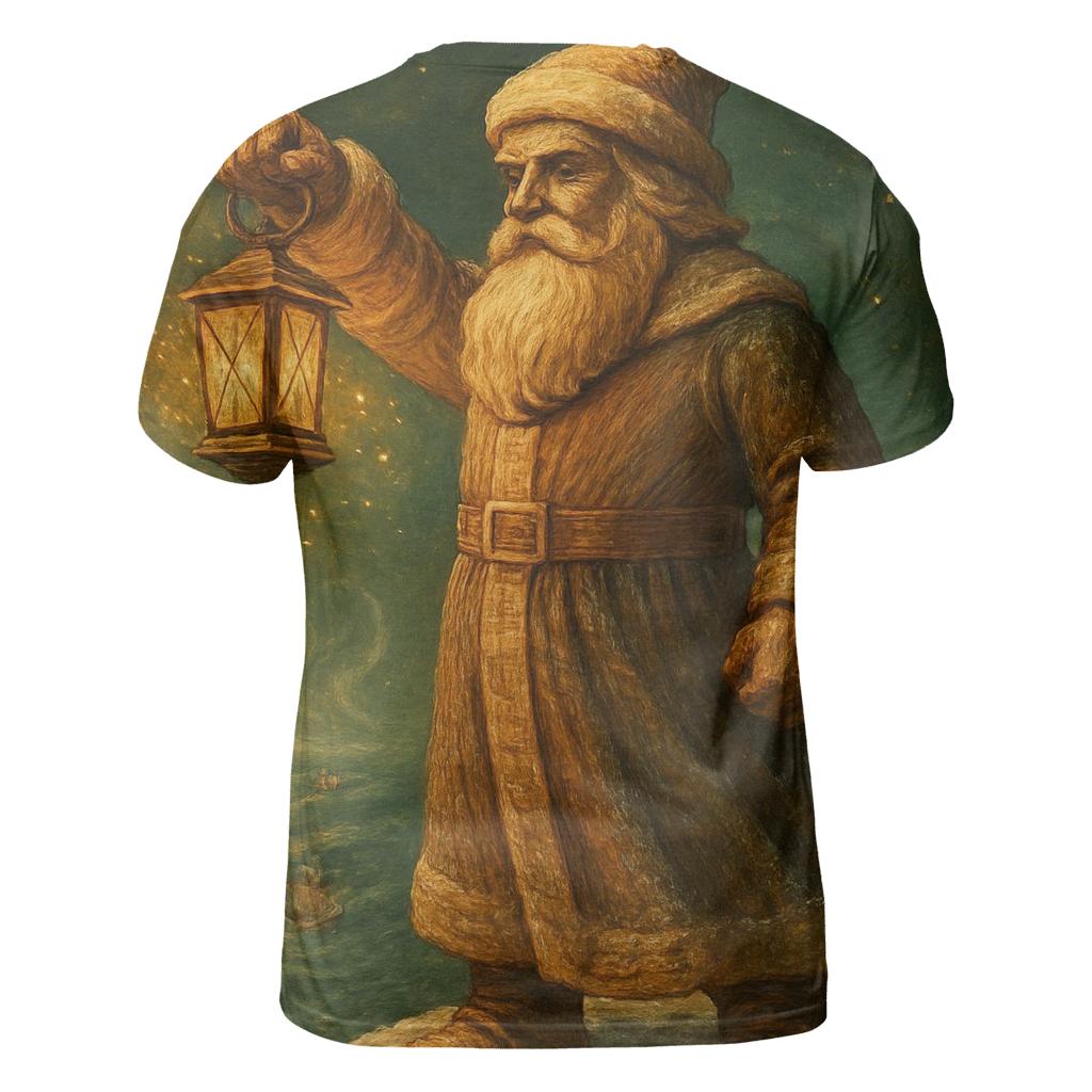 Vintage Carved Santa Patrol statement graphic shirts