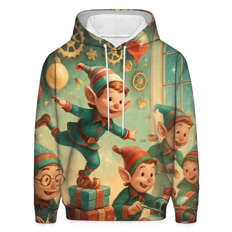 Elves Tinker Midnight Workshop heavyweight hoodies