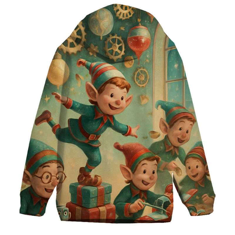 Elves Tinker Midnight Workshop heavyweight hoodies