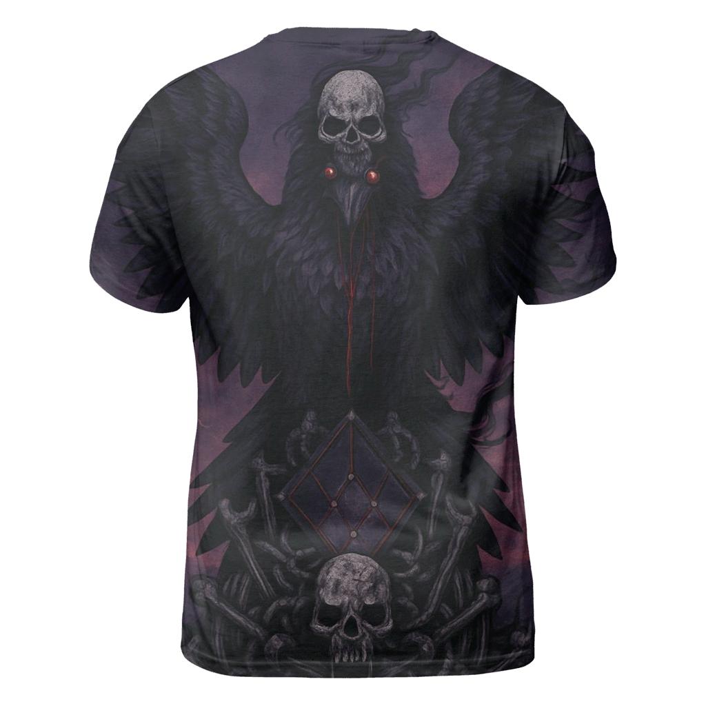 Raven Throne Of The Night Herald statement graphic shirts