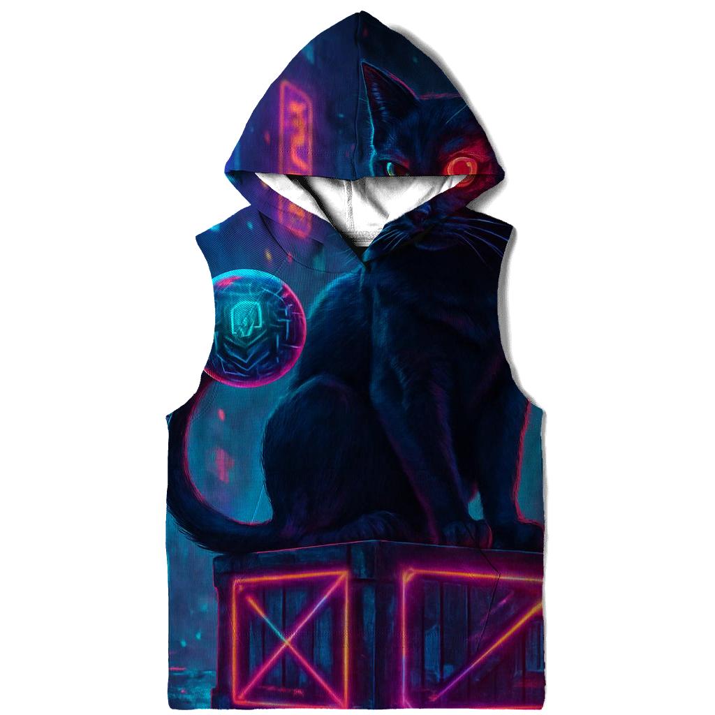 Cyber Alley Oracle printed hoodies