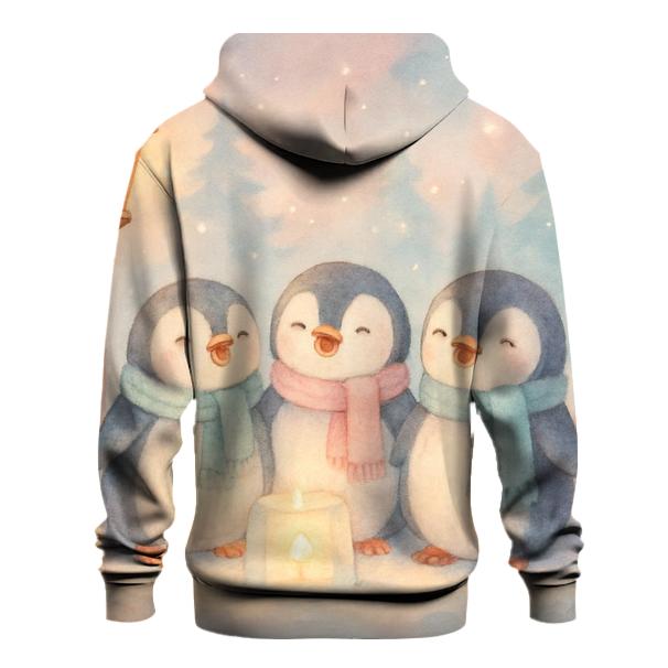 Penguin Carolers On Ice Lantern Lane hoodie designs