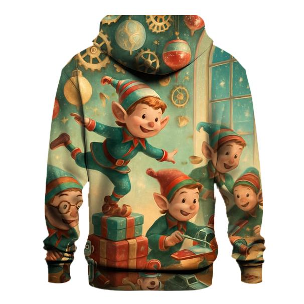 Elves Tinker Midnight Workshop graphic hoodies