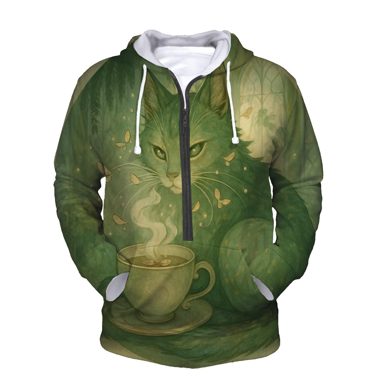 Botanical Tea Guardian printed hoodies