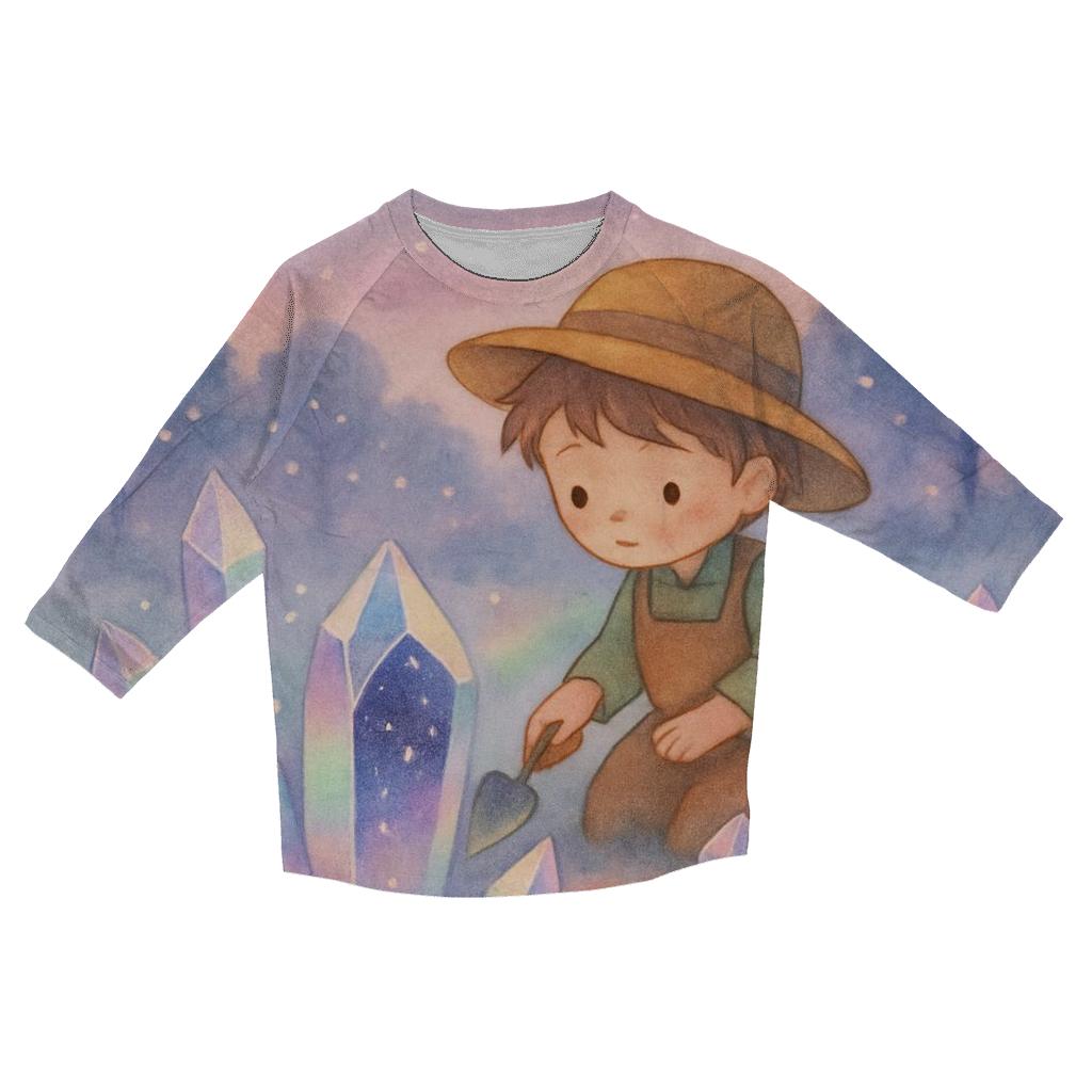 Random Prism Gardener custom 3/4 sleeve shirts