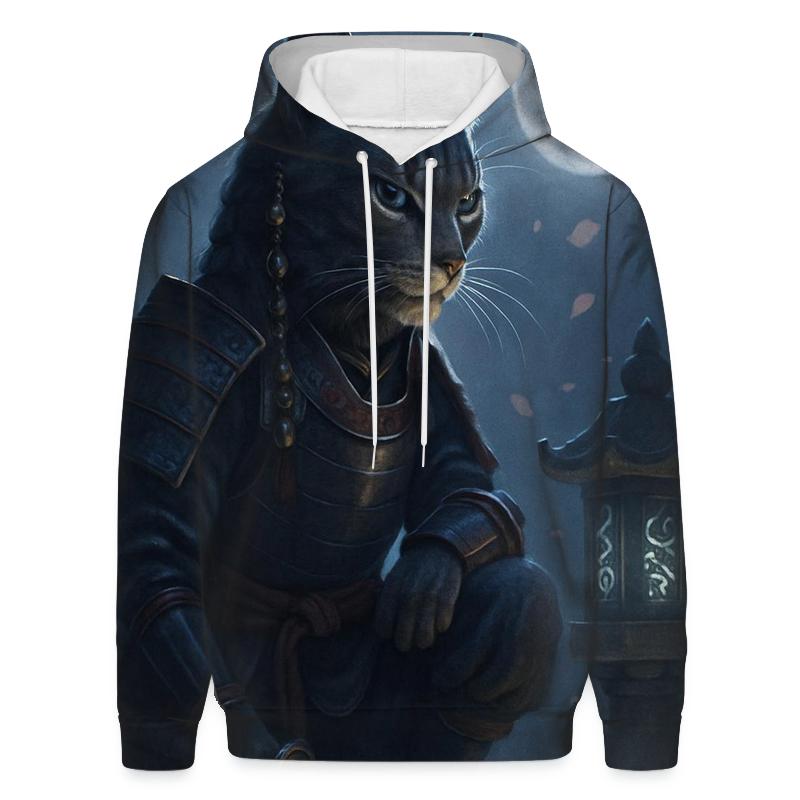 Samurai Moon Sentinel heavyweight hoodies