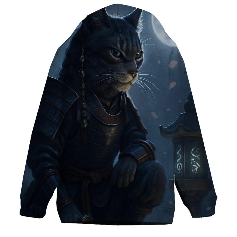 Samurai Moon Sentinel heavyweight hoodies