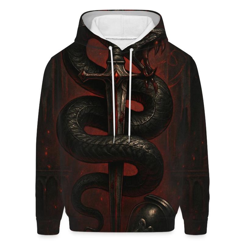 Serpent And The Blood Dagger zip-up hoodies